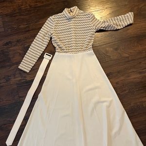 Vintage Gold, Off White Wedding, Black Tie Dress